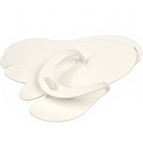 Tong jetable femme blanche