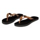Tong Diamant noir et marron