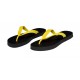 Tong Aventure noire et jaune