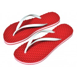 Spa tong massante rouge et blanche