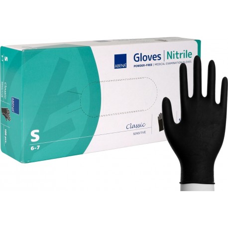 Gant en nitrile non poudrés TAILLE S