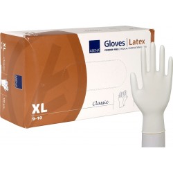 Gant en latex non poudrés TAILLE XL